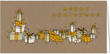 2025 für Firmen | Kategorie - Kraftpapier Optik - | Motiv: Geschenkfantasien - Artikel Nummer 1115-808