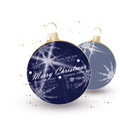 Weihnachtskarten-Dekore