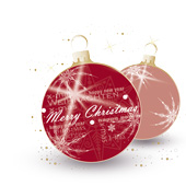 Weihnachtskarten-Dekore