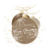 Weihnachtskarten-Dekore