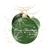 Weihnachtskarten-Dekore