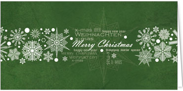 2025 für Firmen | Kategorie - Grüne Struktur Optik - | Motiv: Eiskristalle - Artikel Nummer 1116-809