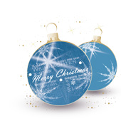 Weihnachtskarten-Dekore