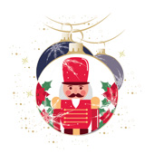 Weihnachtskarten-Dekore