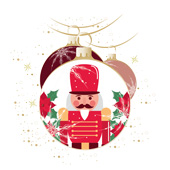 Weihnachtskarten-Dekore