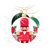 Weihnachtskarten-Dekore