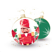 Weihnachtskarten-Dekore