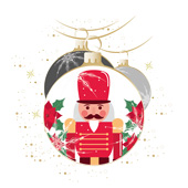 Weihnachtskarten-Dekore