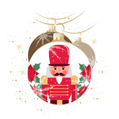 Weihnachtskarten-Dekore