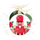 Weihnachtskarten-Dekore