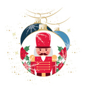 Weihnachtskarten-Dekore