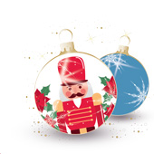 Weihnachtskarten-Dekore