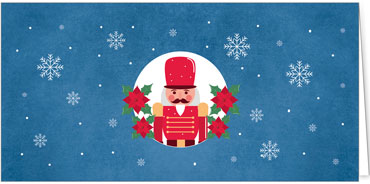 2025 für Firmen | Kategorie - Blaue Struktur Optik - | Motiv: Nussknacker - Artikel Nummer 1117-810