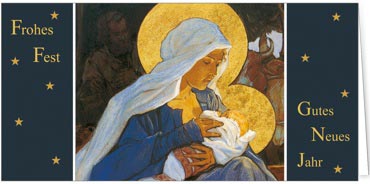 2025 für Firmen | Kategorie - Religiöse Motive - | Motiv: Die Anbetung des Kindes - Artikel Nummer 11174-10