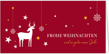 2025 für Firmen | Kategorie Rote Impressionen | Motiv: Kristallregen - Artikel Nummer 1118-805