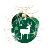 Weihnachtskarten-Dekore