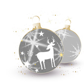 Weihnachtskarten-Dekore