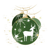 Weihnachtskarten-Dekore