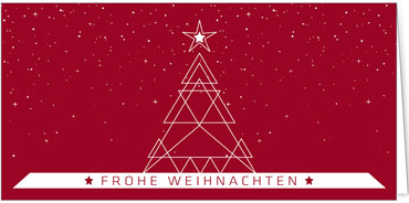 2025 für Firmen | Kategorie Rote Impressionen | Motiv: Trapezbaum - Artikel Nummer 1119-805