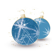 Weihnachtskarten-Dekore