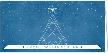 2025 für Firmen | Kategorie - Blaue Struktur Optik - | Motiv: Trapezbaum - Artikel Nummer 1119-810