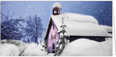 2025 Kategorie Winterlandschaften | Motiv: Verschneite Kapelle - Artikel Nummer 11191