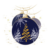 Weihnachtskarten-Dekore