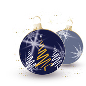 Weihnachtskarten-Dekore