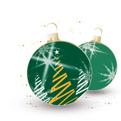 Weihnachtskarten-Dekore