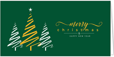 2025 für Firmen | Kategorie Grüne Impressionen | Motiv: Baumtrio - Artikel Nummer 1120-806