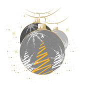 Weihnachtskarten-Dekore