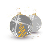 Weihnachtskarten-Dekore