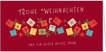 2025 für Firmen | Kategorie Rote Impressionen | Motiv: Paketborte - Artikel Nummer 1121-805