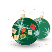 Weihnachtskarten-Dekore