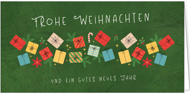 2025 für Firmen | Kategorie - Grüne Struktur Optik - | Motiv: Paketborte - Artikel Nummer 1121-809
