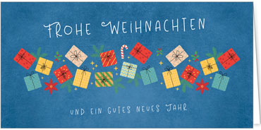 2025 für Firmen | Kategorie - Blaue Struktur Optik - | Motiv: Paketborte - Artikel Nummer 1121-810