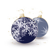 Weihnachtskarten-Dekore