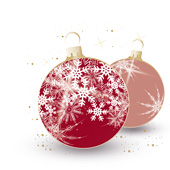 Weihnachtskarten-Dekore