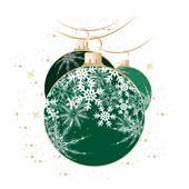 Weihnachtskarten-Dekore