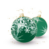 Weihnachtskarten-Dekore