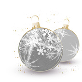 Weihnachtskarten-Dekore