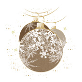 Weihnachtskarten-Dekore