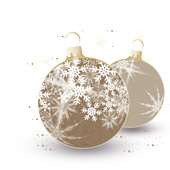 Weihnachtskarten-Dekore