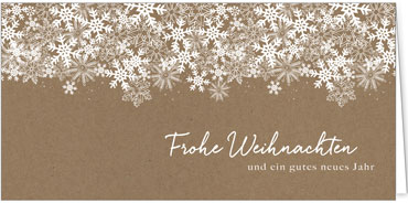 2025 für Firmen | Kategorie - Kraftpapier Optik - | Motiv: Kristallhimmel - Artikel Nummer 1122-808