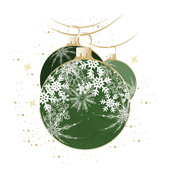 Weihnachtskarten-Dekore