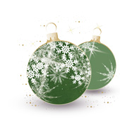 Weihnachtskarten-Dekore