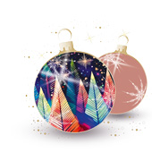 Weihnachtskarten-Dekore