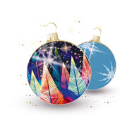 Weihnachtskarten-Dekore