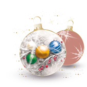 Weihnachtskarten-Dekore