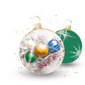 Weihnachtskarten-Dekore